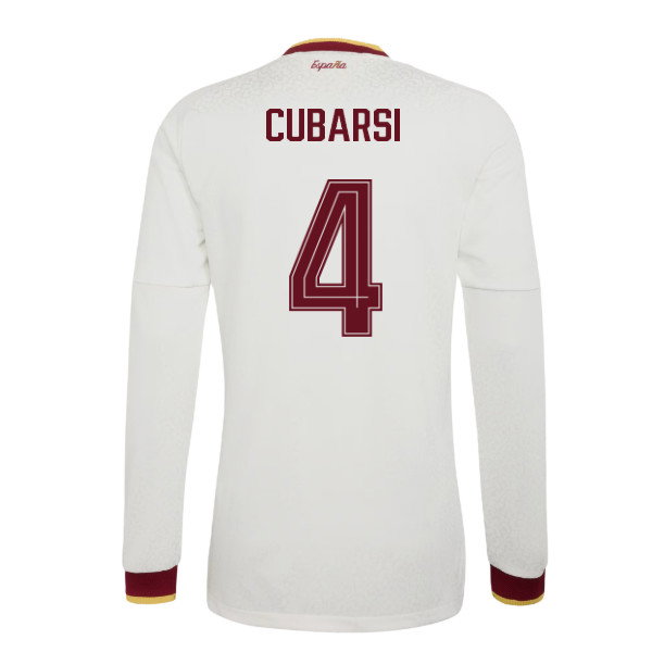 2026-2027 Spain Authentic Long Sleeves Away Shirt (Cubarsi 4)