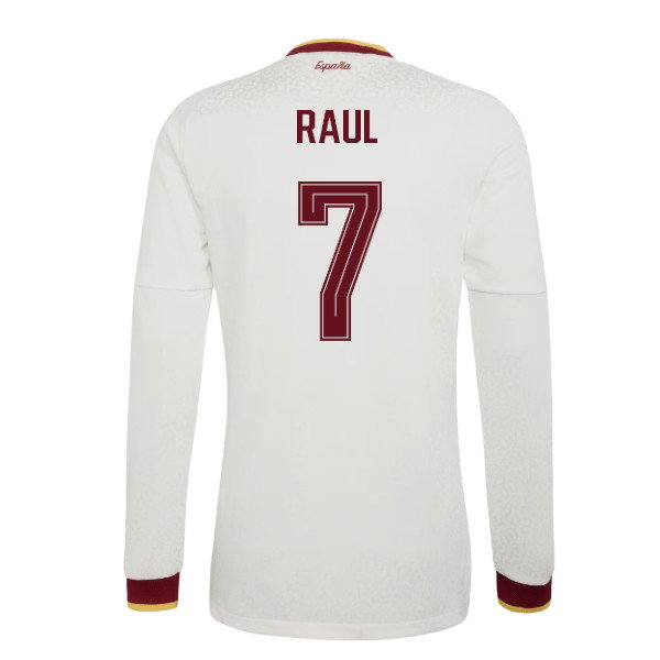 2026-2027 Spain Authentic Long Sleeves Away Shirt (Raul 7)