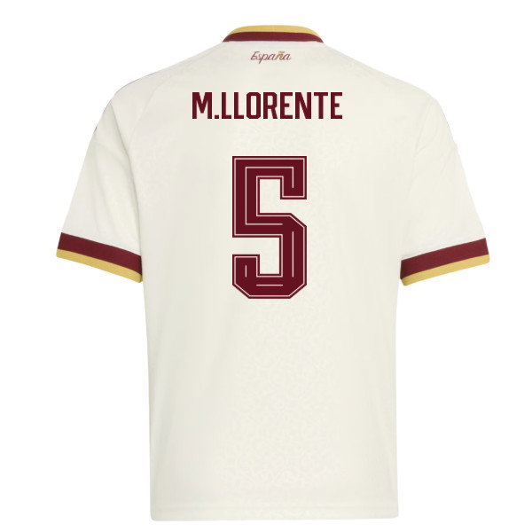2026-2027 Spain Away Shirt (Kids) (M.Llorente 5)