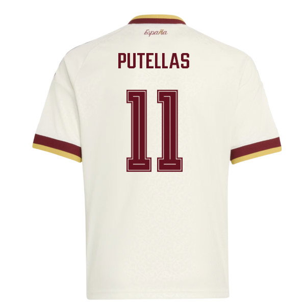 2026-2027 Spain Away Shirt (Kids) (Putellas 11)