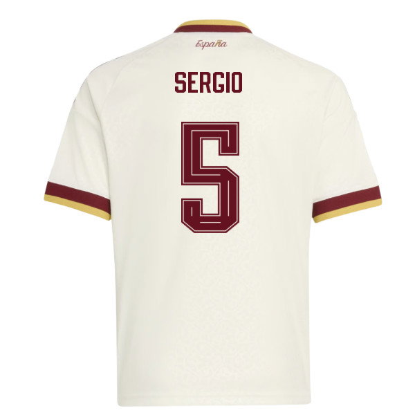 2026-2027 Spain Away Shirt (Kids) (Sergio 5)