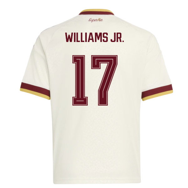 2026-2027 Spain Away Shirt (Kids) (Williams Jr. 17)