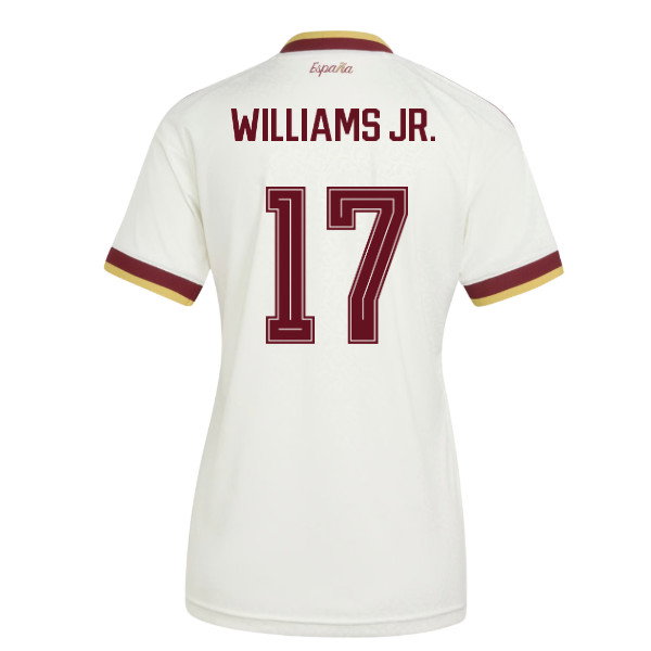2026-2027 Spain Away Shirt (Womens) (Williams Jr. 17)