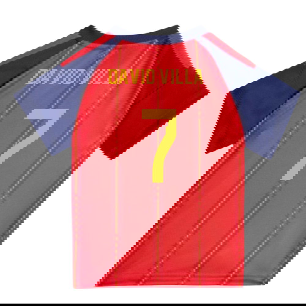 2026-2027 Spain Home Baby Kit (David Villa 7)