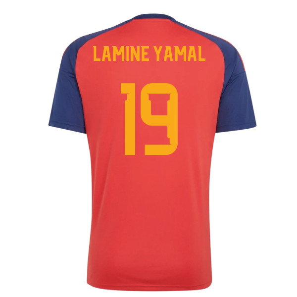 2026-2027 Spain Home Fan Jersey (Lamine Yamal 19)