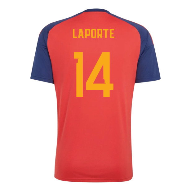 2026-2027 Spain Home Fan Jersey (Laporte 14)