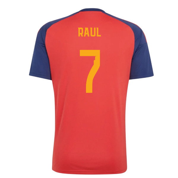2026-2027 Spain Home Fan Jersey (Raul 7)