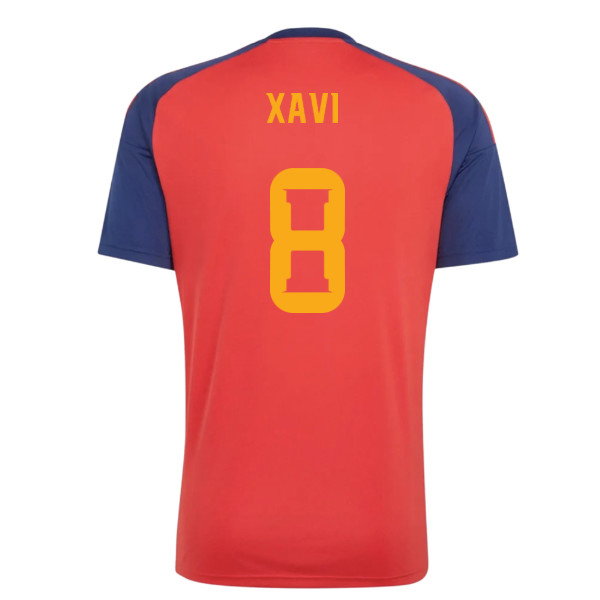 2026-2027 Spain Home Fan Jersey (Xavi 8)