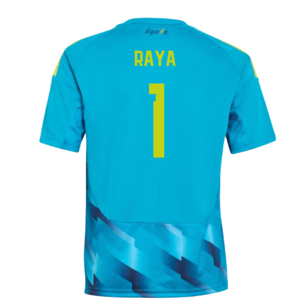 2026-2027 Spain Home Goalkeeper Shirt (Aqua) - Kids (Raya 1)