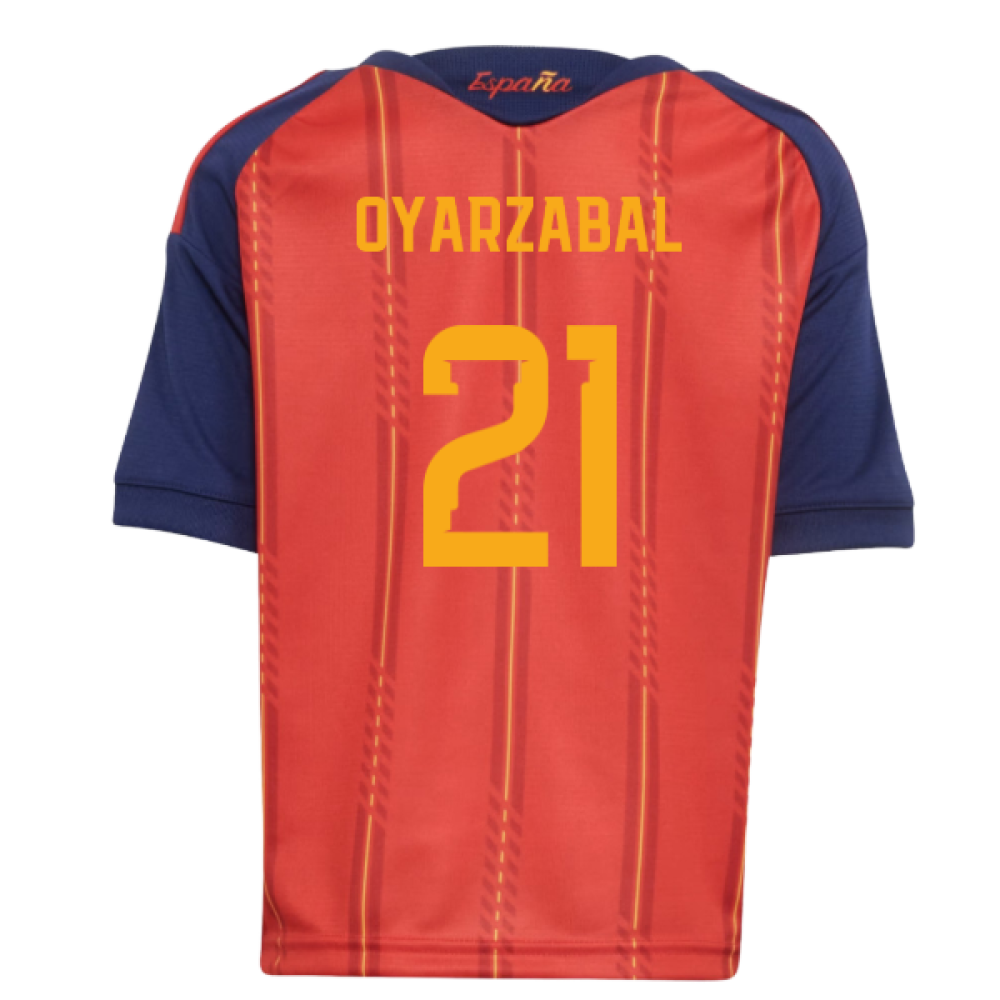 2026-2027 Spain Home Little Kids Mini Kit (Oyarzabal 21)