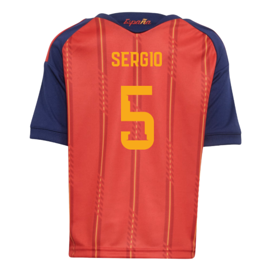 2026-2027 Spain Home Little Kids Mini Kit (Sergio 5)