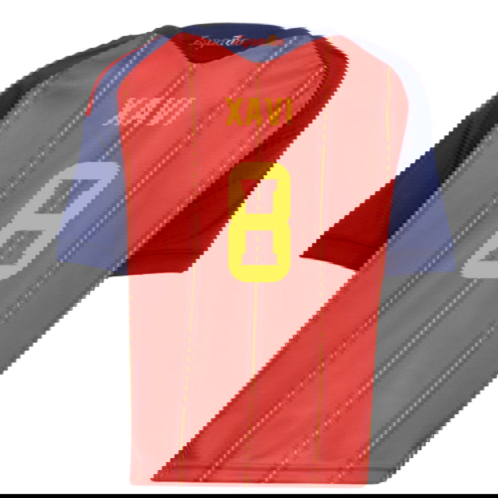 2026-2027 Spain Home Little Kids Mini Kit (Xavi 8)