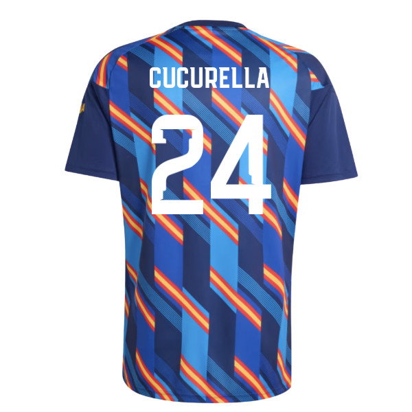 2026-2027 Spain Home Pre-Match Shirt (Dark Blue) (Cucurella 24)