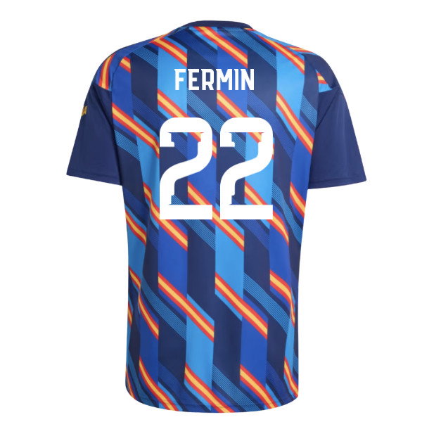 2026-2027 Spain Home Pre-Match Shirt (Dark Blue) (Fermin 22)