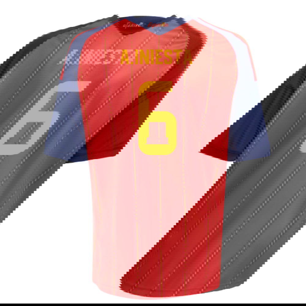 2026-2027 Spain Home Shirt (Kids) (A.Iniesta 6)