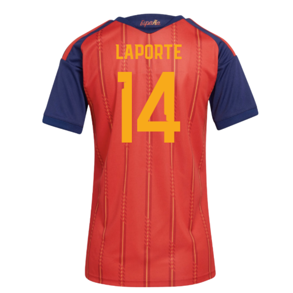 2026-2027 Spain Home Shirt (Womens) (Laporte 14)