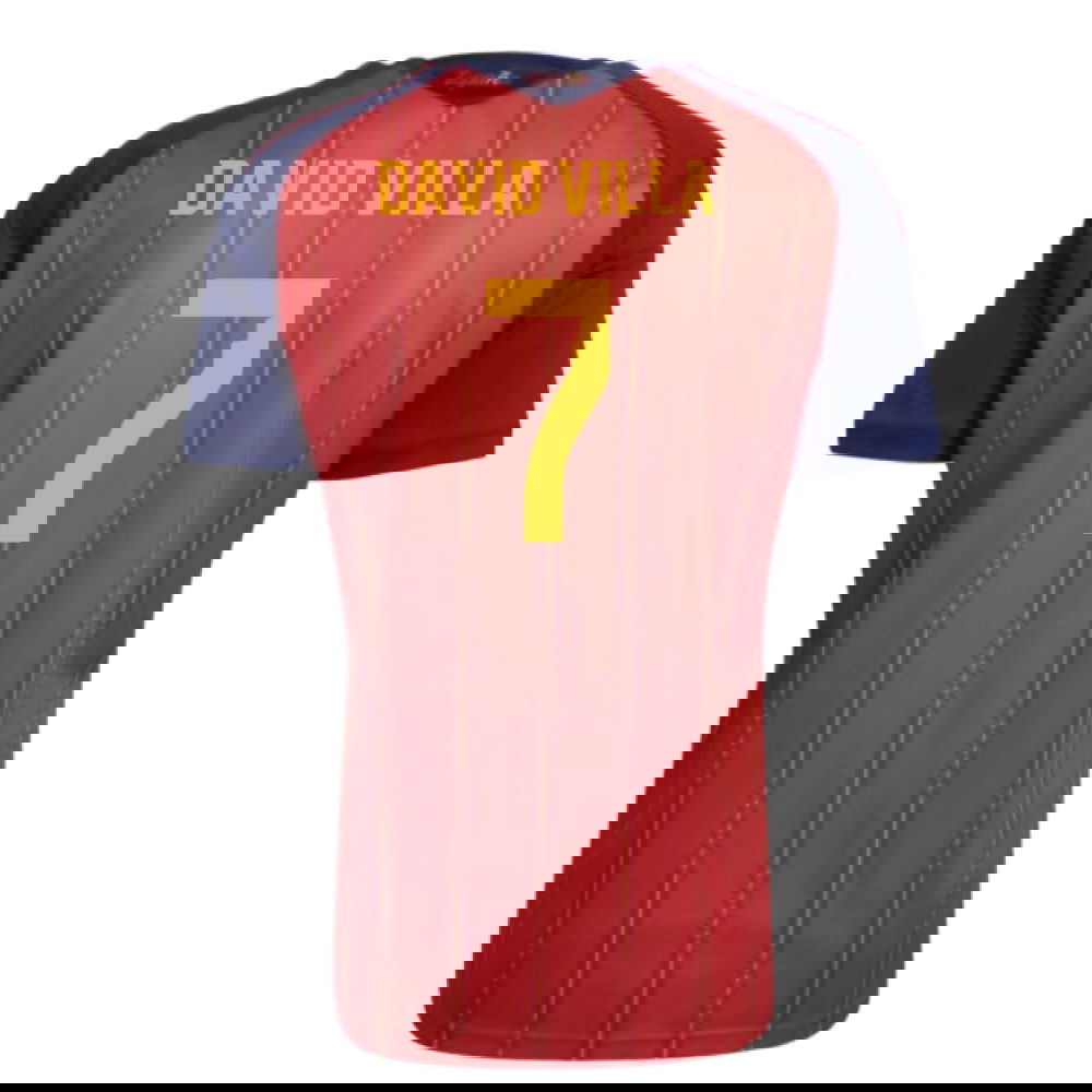 2026-2027 Spain Home Youth Kit (David Villa 7)