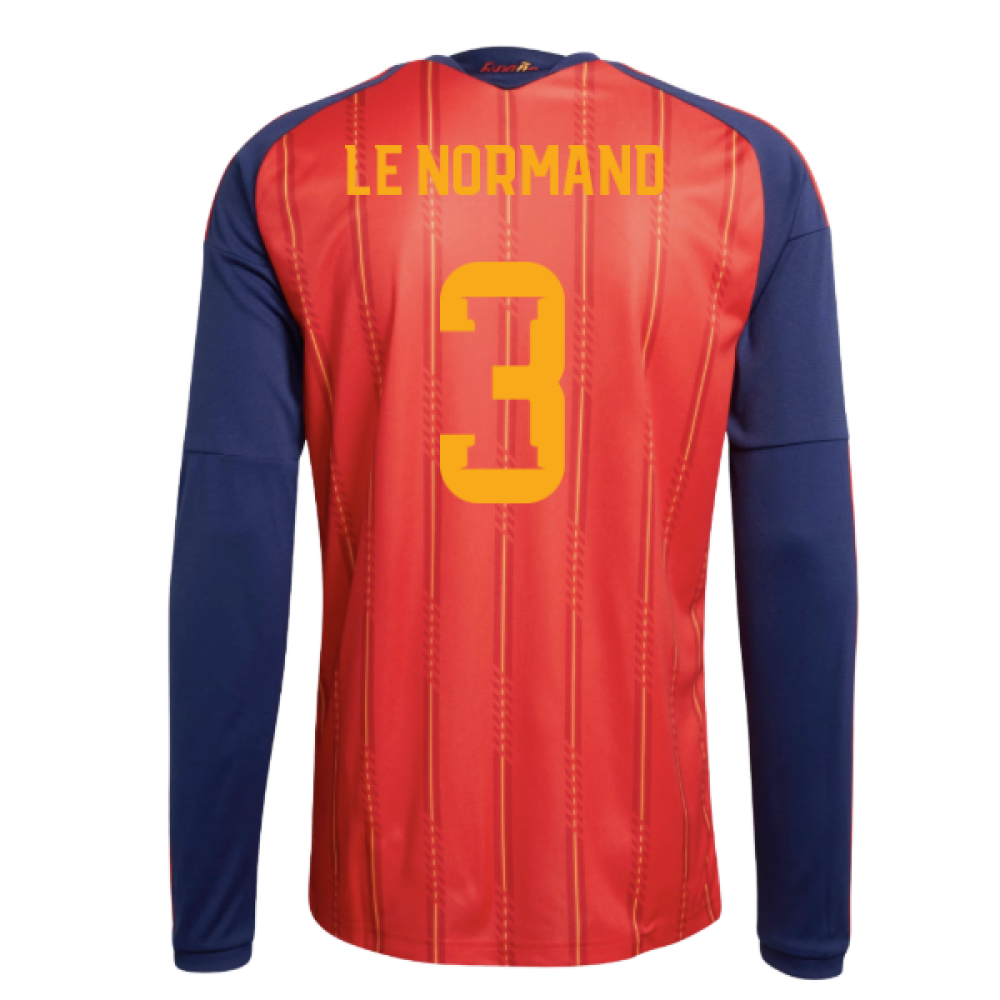 2026-2027 Spain Long Sleeve Home Shirt (Le Normand 3)