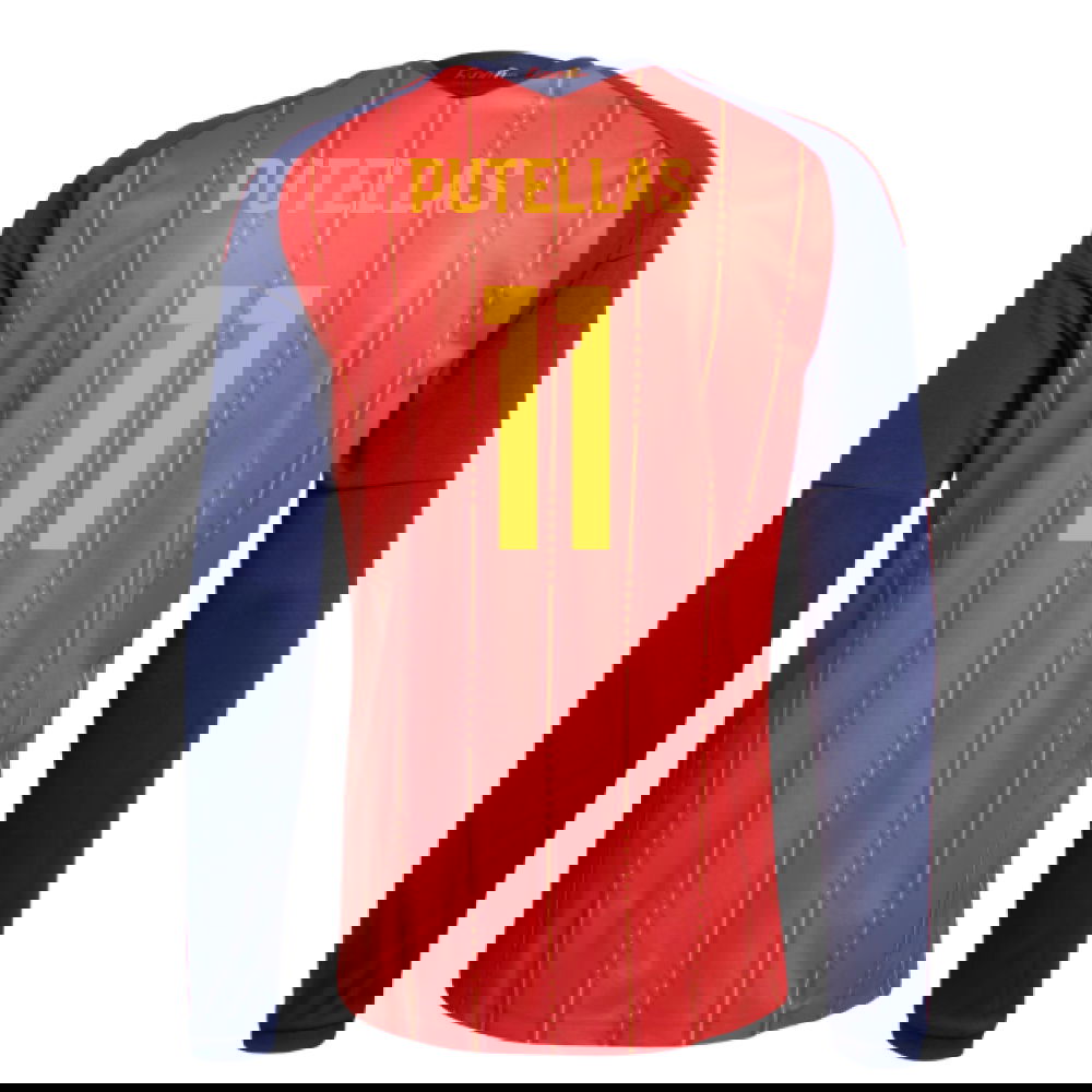2026-2027 Spain Long Sleeve Home Shirt (Putellas 11)