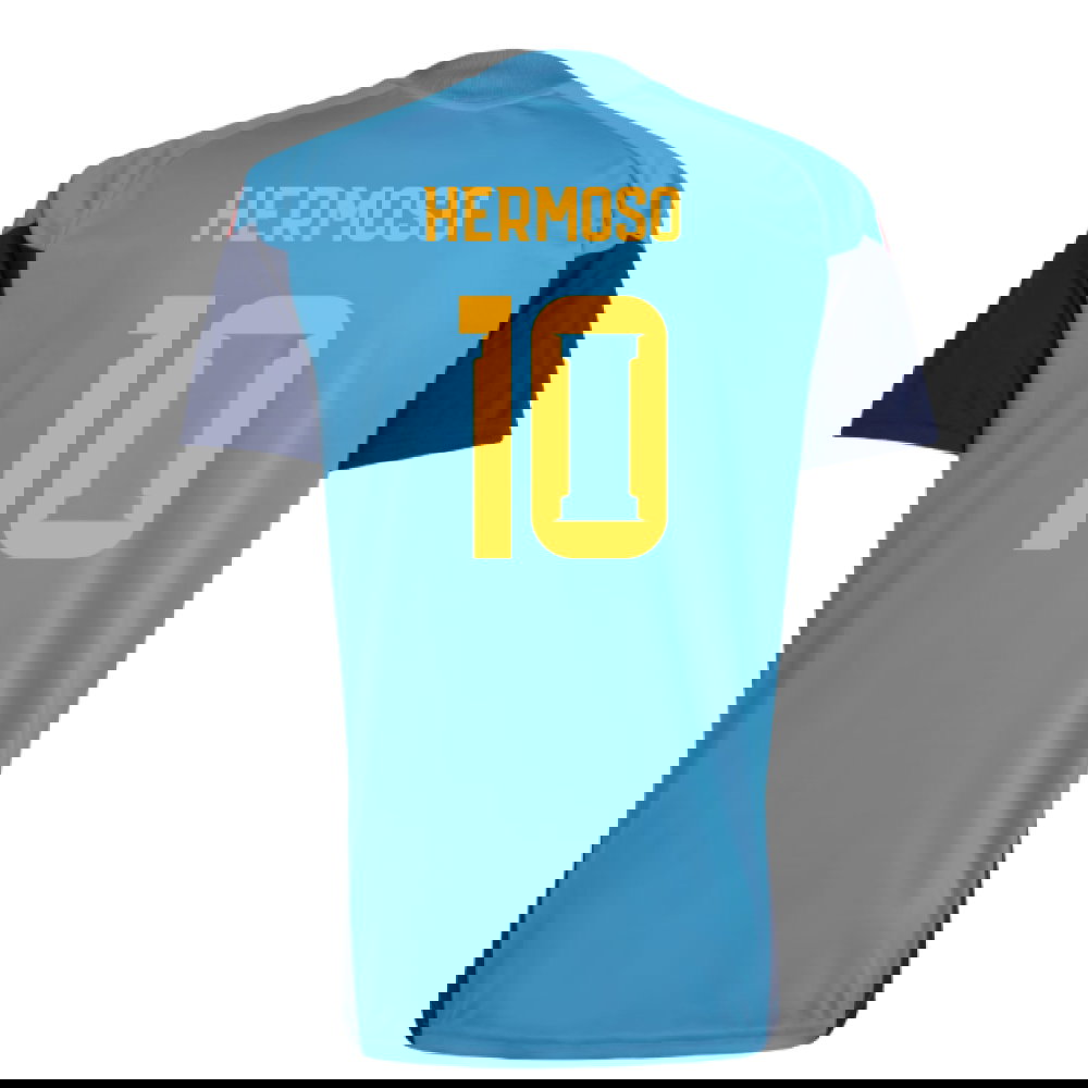 2026-2027 Spain Training Jersey (Bold Aqua) (Hermoso 10)