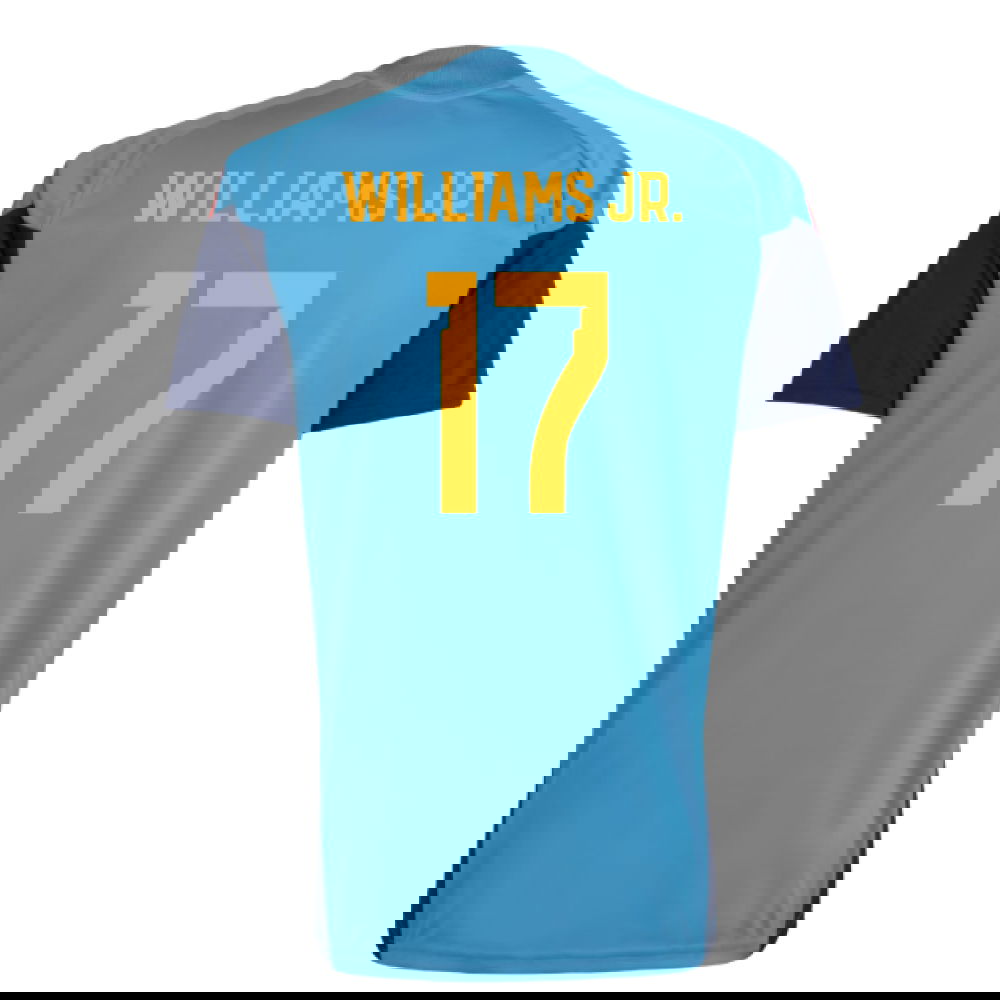 2026-2027 Spain Training Jersey (Bold Aqua) (Williams Jr. 17)