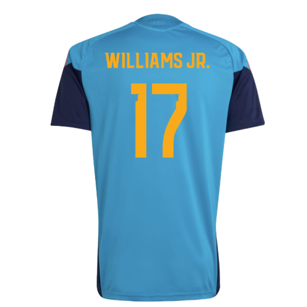 2026-2027 Spain Training Jersey (Bold Aqua) (Williams Jr. 17)