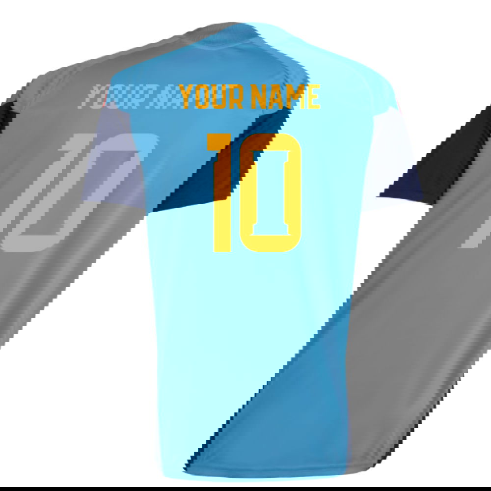 2026-2027 Spain Training Jersey (Bold Aqua) (Your Name)