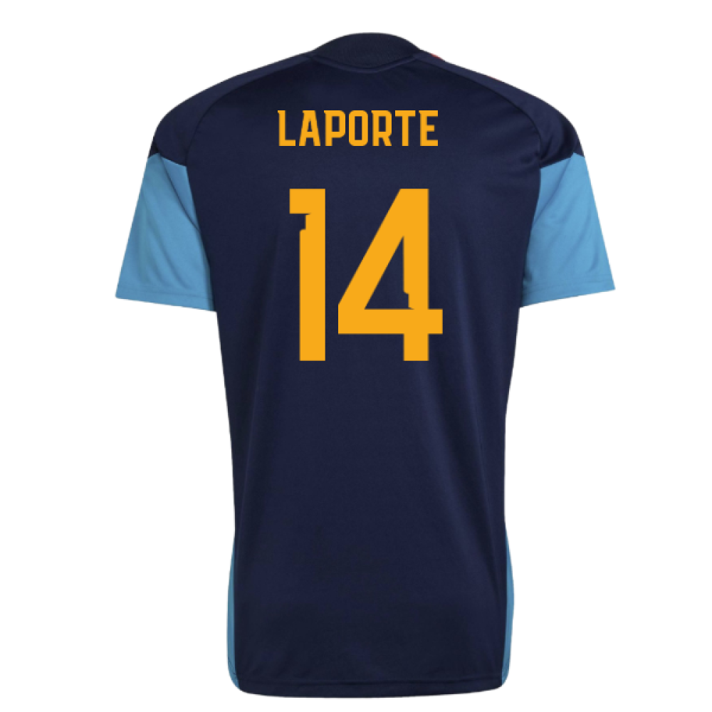 2026-2027 Spain Training Jersey (Night Indigo) (Laporte 14)