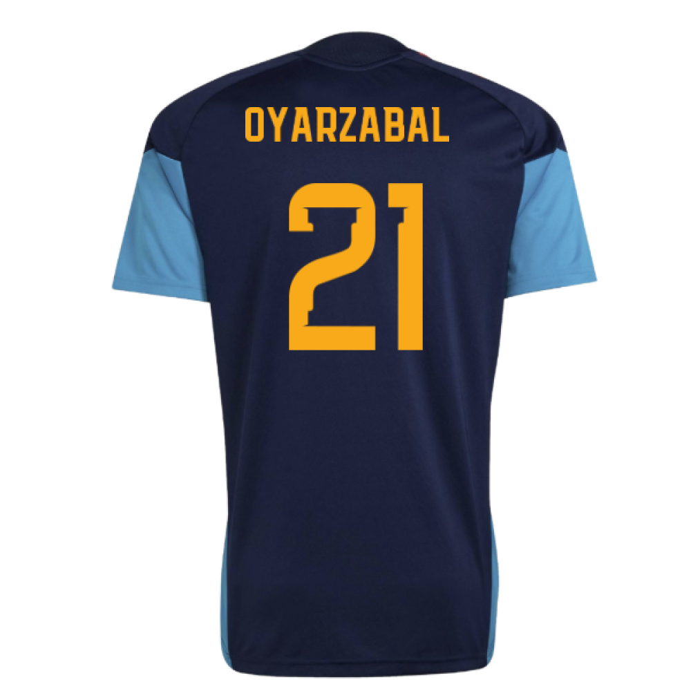 2026-2027 Spain Training Jersey (Night Indigo) (Oyarzabal 21)