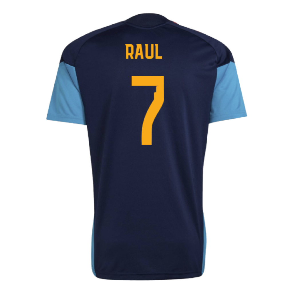 2026-2027 Spain Training Jersey (Night Indigo) (Raul 7)