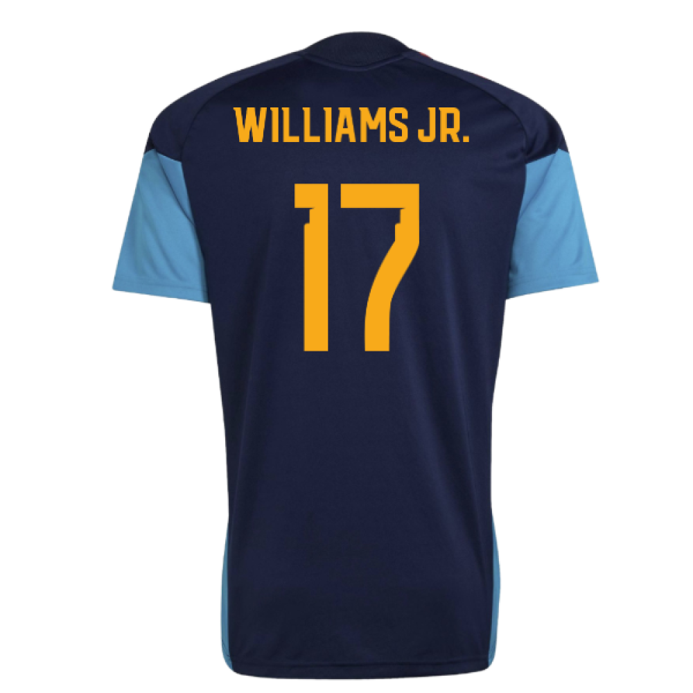 2026-2027 Spain Training Jersey (Night Indigo) (Williams Jr. 17)