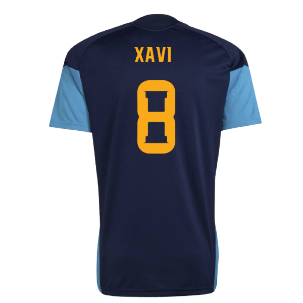 2026-2027 Spain Training Jersey (Night Indigo) (Xavi 8)
