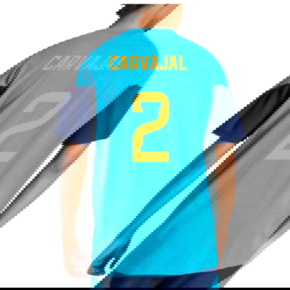2026-2027 Spain Training Tee (Bold Aqua) (Carvajal 2)