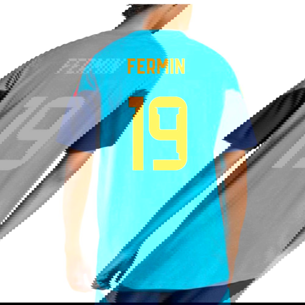 2026-2027 Spain Training Tee (Bold Aqua) (Fermin 19)