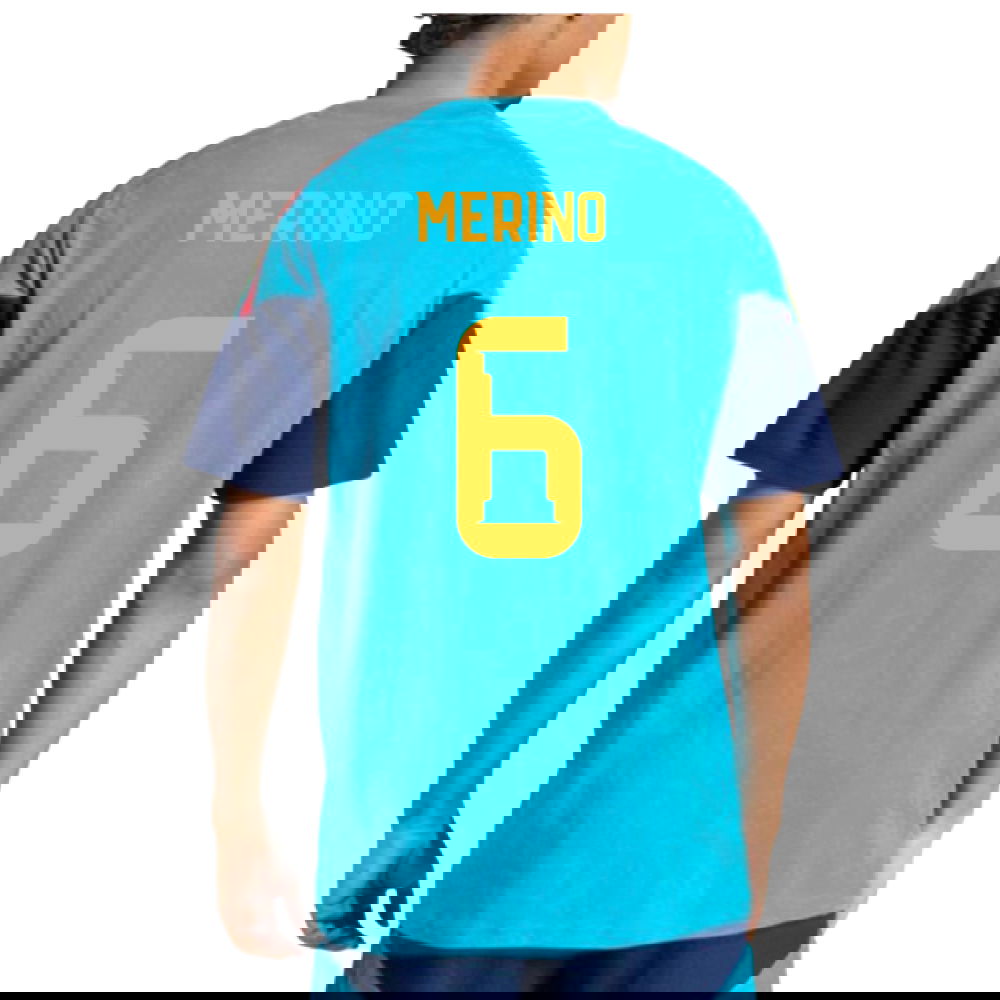 2026-2027 Spain Training Tee (Bold Aqua) (Merino 6)