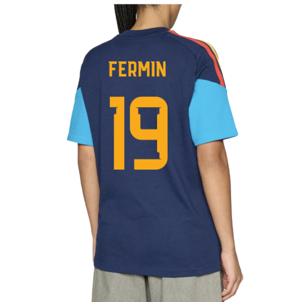 2026-2027 Spain Training Tee (Night Indigo) (Fermin 19)
