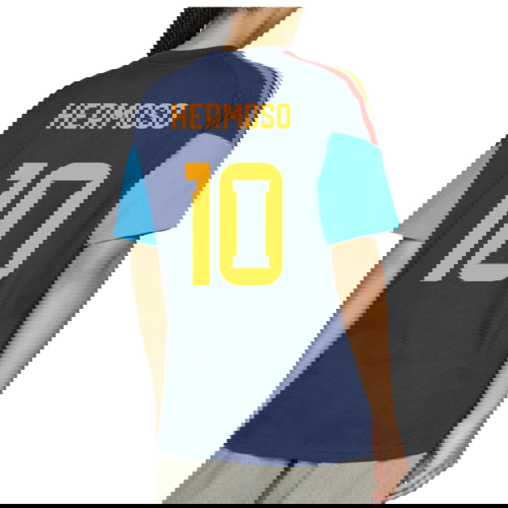 2026-2027 Spain Training Tee (Night Indigo) (Hermoso 10)