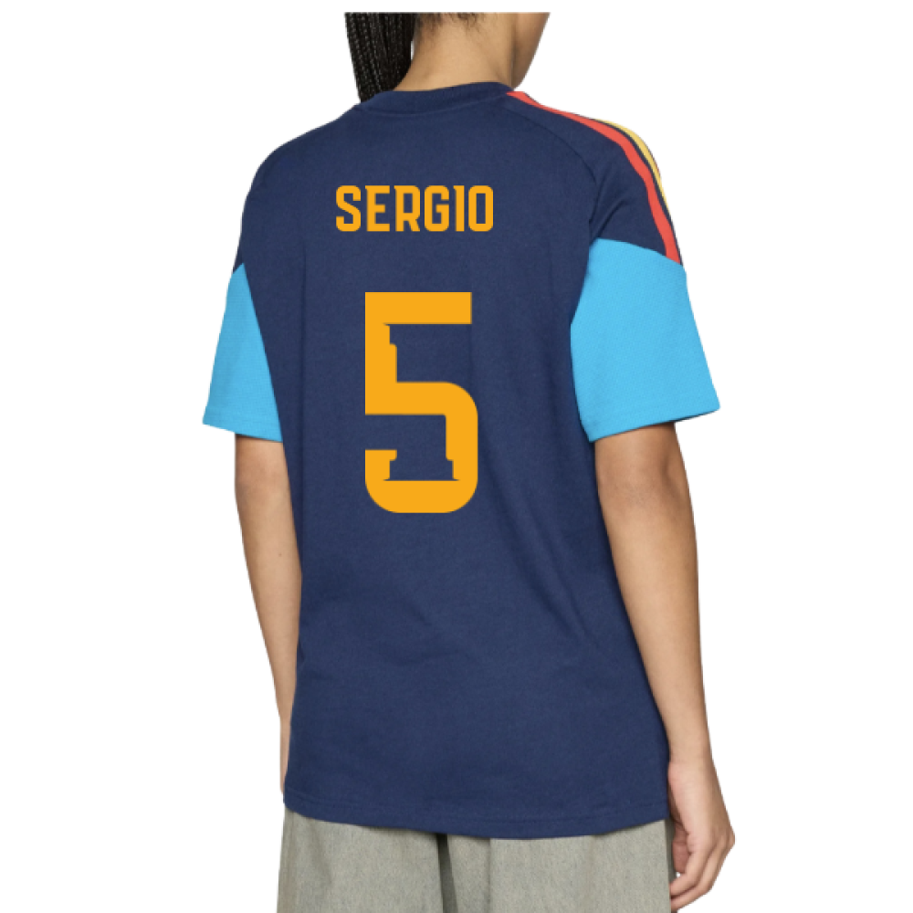 2026-2027 Spain Training Tee (Night Indigo) (Sergio 5)