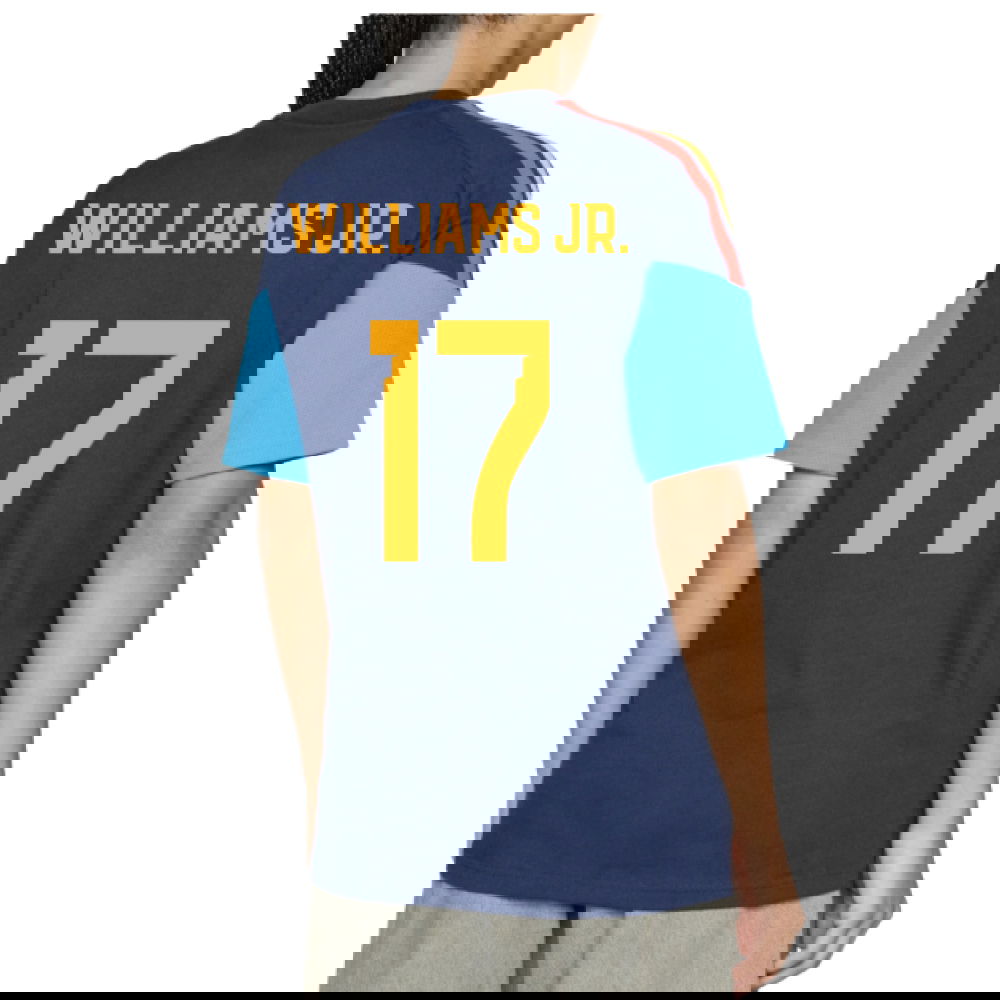 2026-2027 Spain Training Tee (Night Indigo) (Williams Jr. 17)