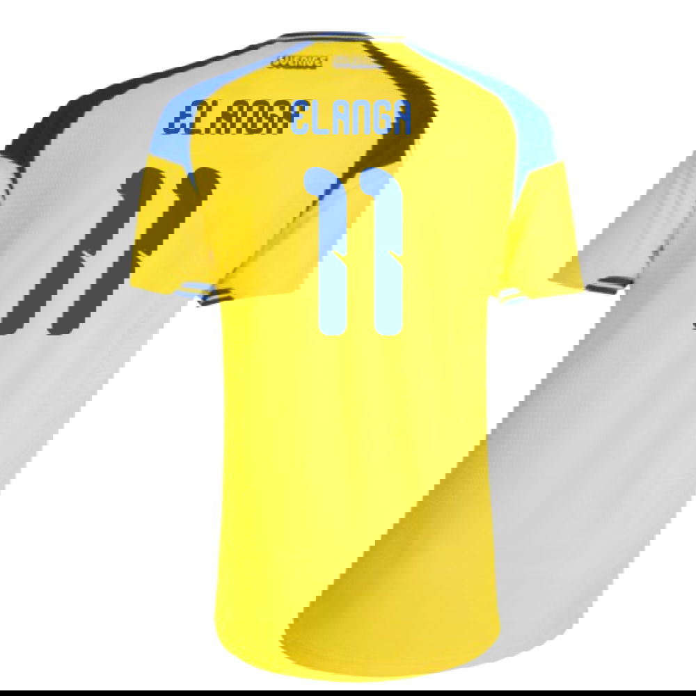 2026-2027 Sweden Authentic Home Shirt (Elanga 11)