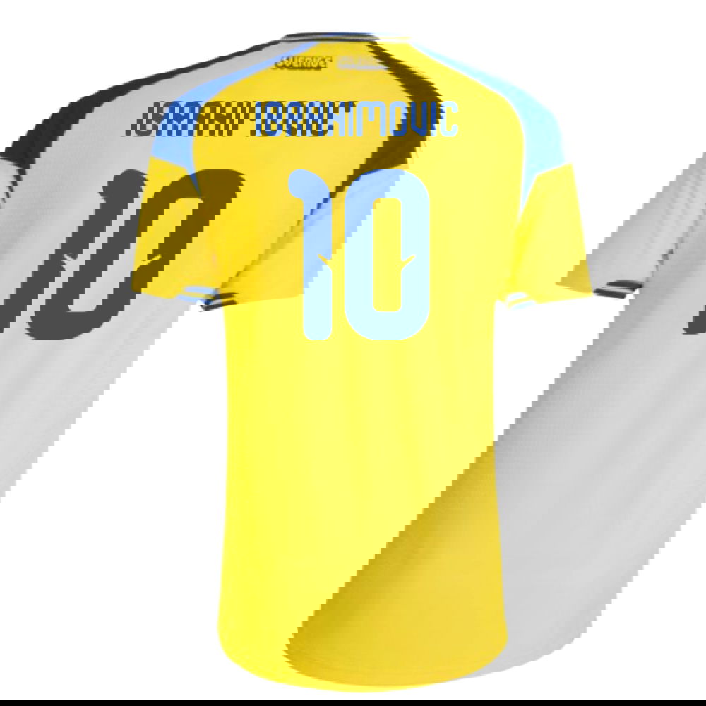 2026-2027 Sweden Authentic Home Shirt (Ibrahimovic 10)