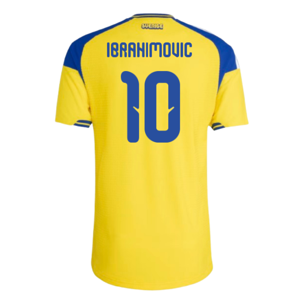 2026-2027 Sweden Authentic Home Shirt (Ibrahimovic 10)