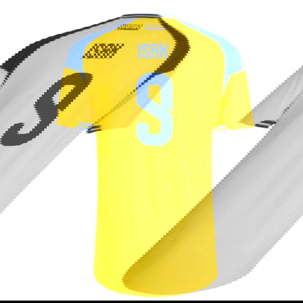 2026-2027 Sweden Authentic Home Shirt (Isak 9)