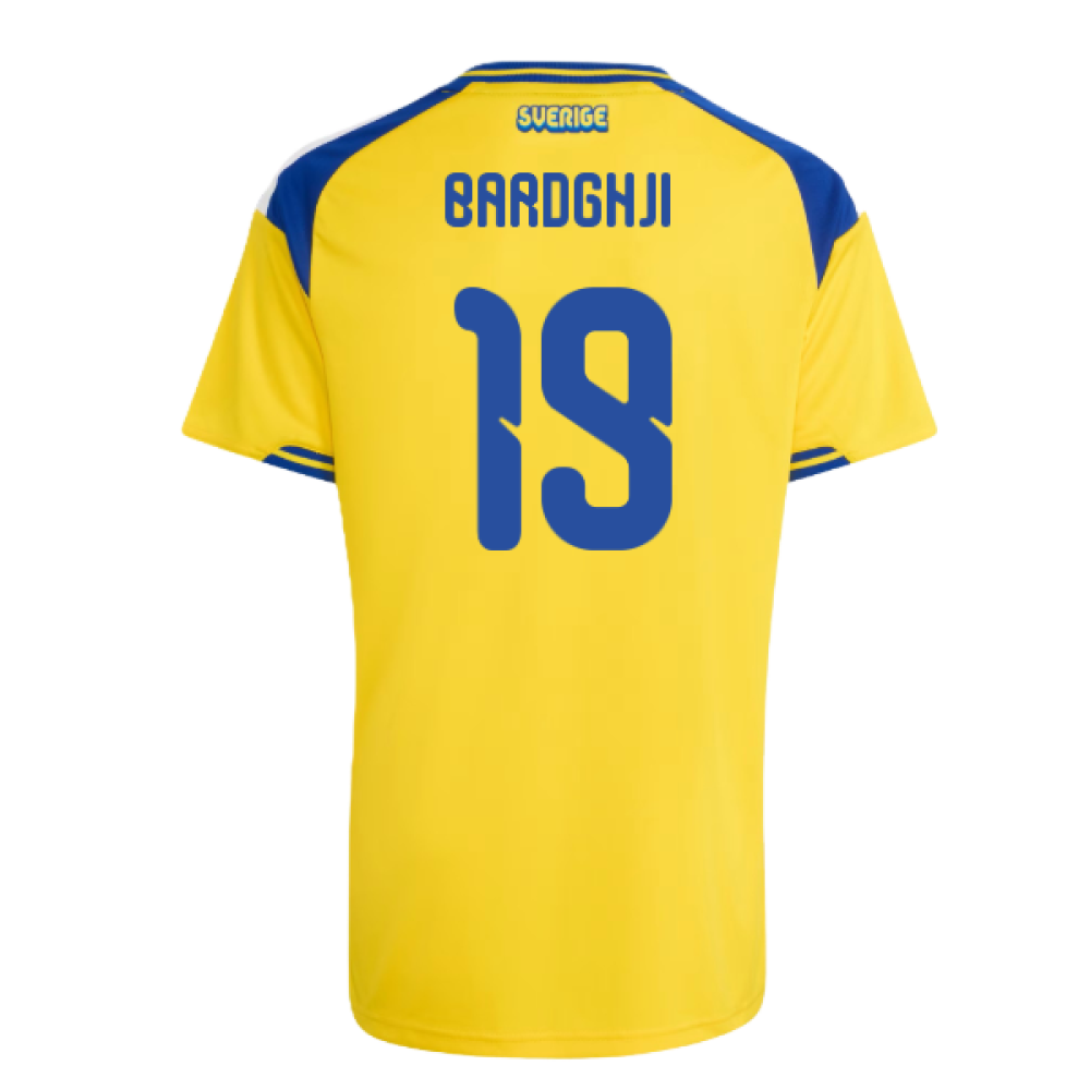 2026-2027 Sweden Home Shirt (Kids) (Bardghji 19)