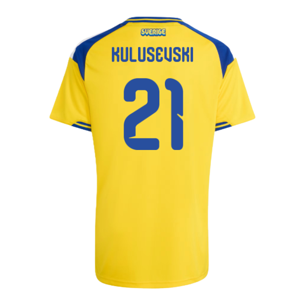 2026-2027 Sweden Home Shirt (Kids) (Kulusevski 21)