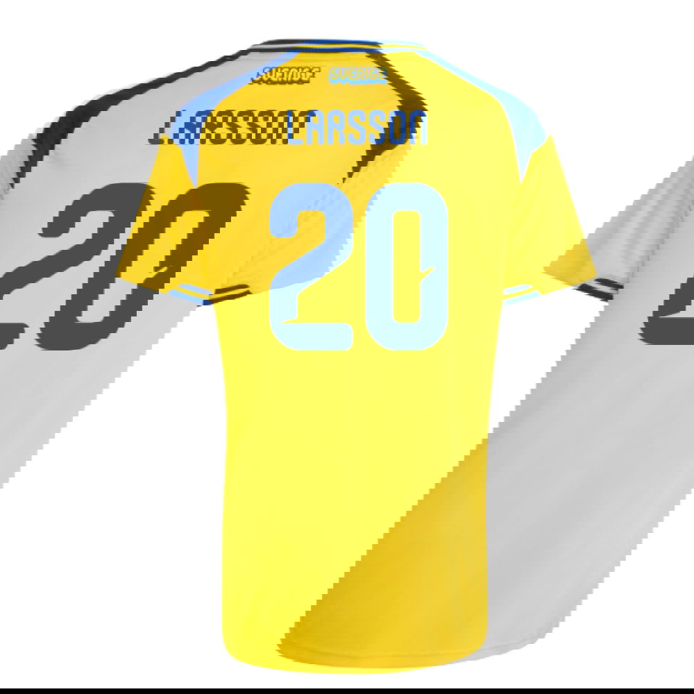 2026-2027 Sweden Home Shirt (Kids) (Larsson 20)