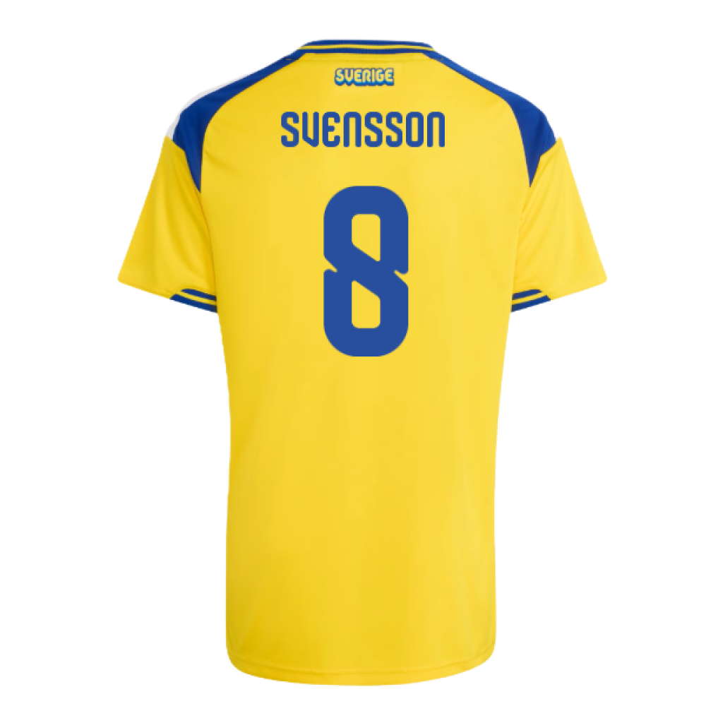2026-2027 Sweden Home Shirt (Kids) (Svensson 8)