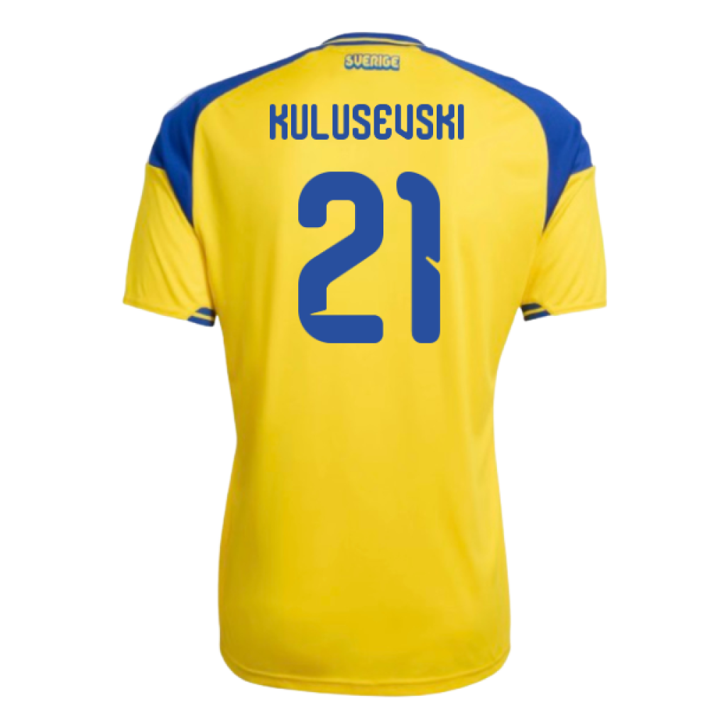 2026-2027 Sweden Home Shirt (Kulusevski 21)