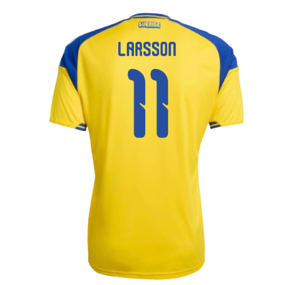 2026-2027 Sweden Home Shirt (Larsson 11)