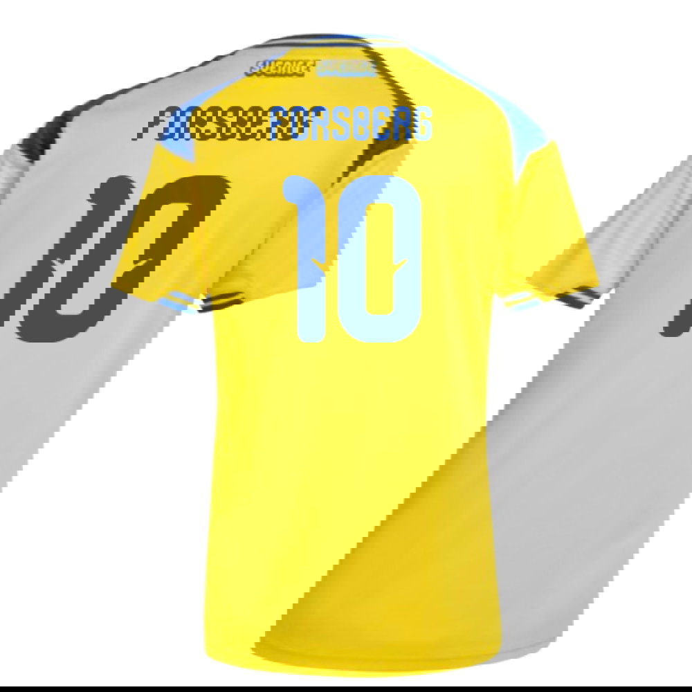 2026-2027 Sweden Home Shirt (Womens) (Forsberg 10)